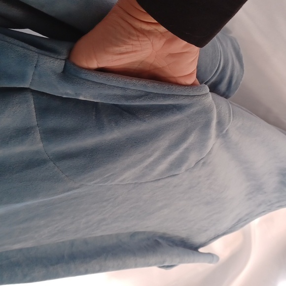 Softies Paddi Murphy Pullover Snuggle Lounger Oprahs Fav., Blue, PTP=24", 46"L - Picture 3 of 7